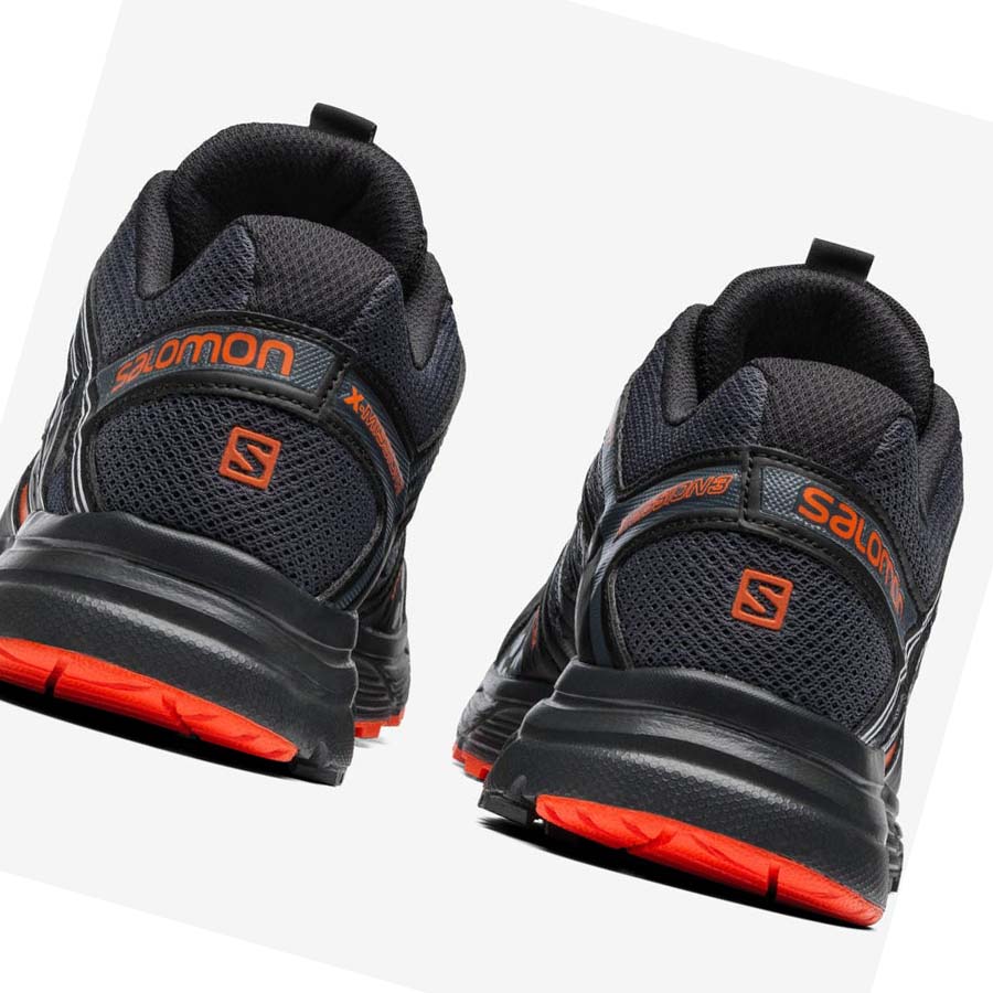 Salomon X-MISSION 3 Tornacipő Női Fekete Piros | HU 2963BEX